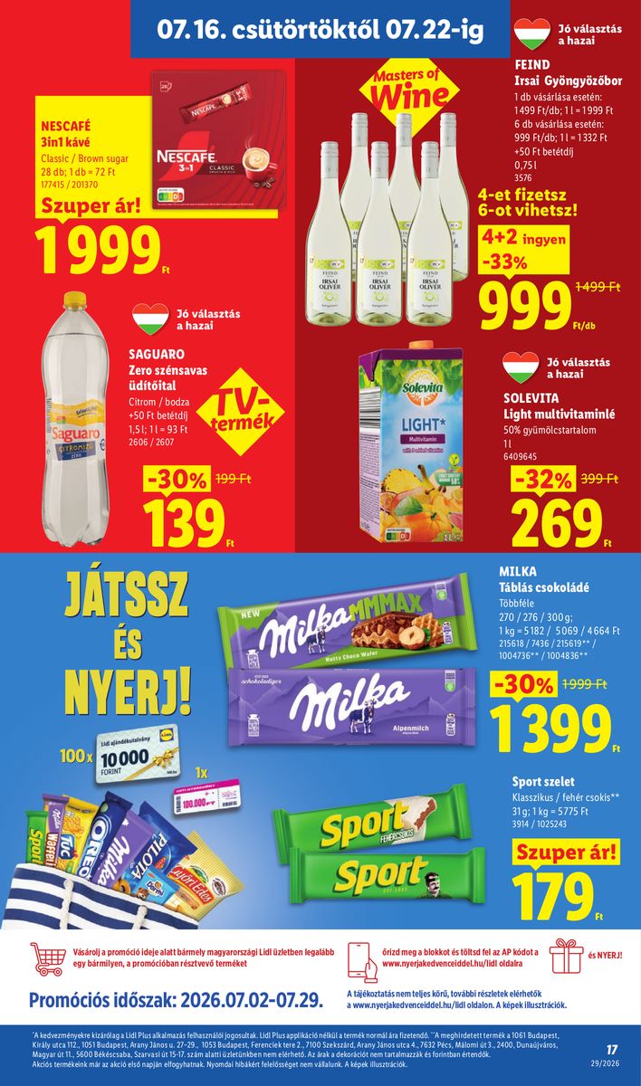 Lidl catalog page 17 — 2026-07-13 to 2026-07-18