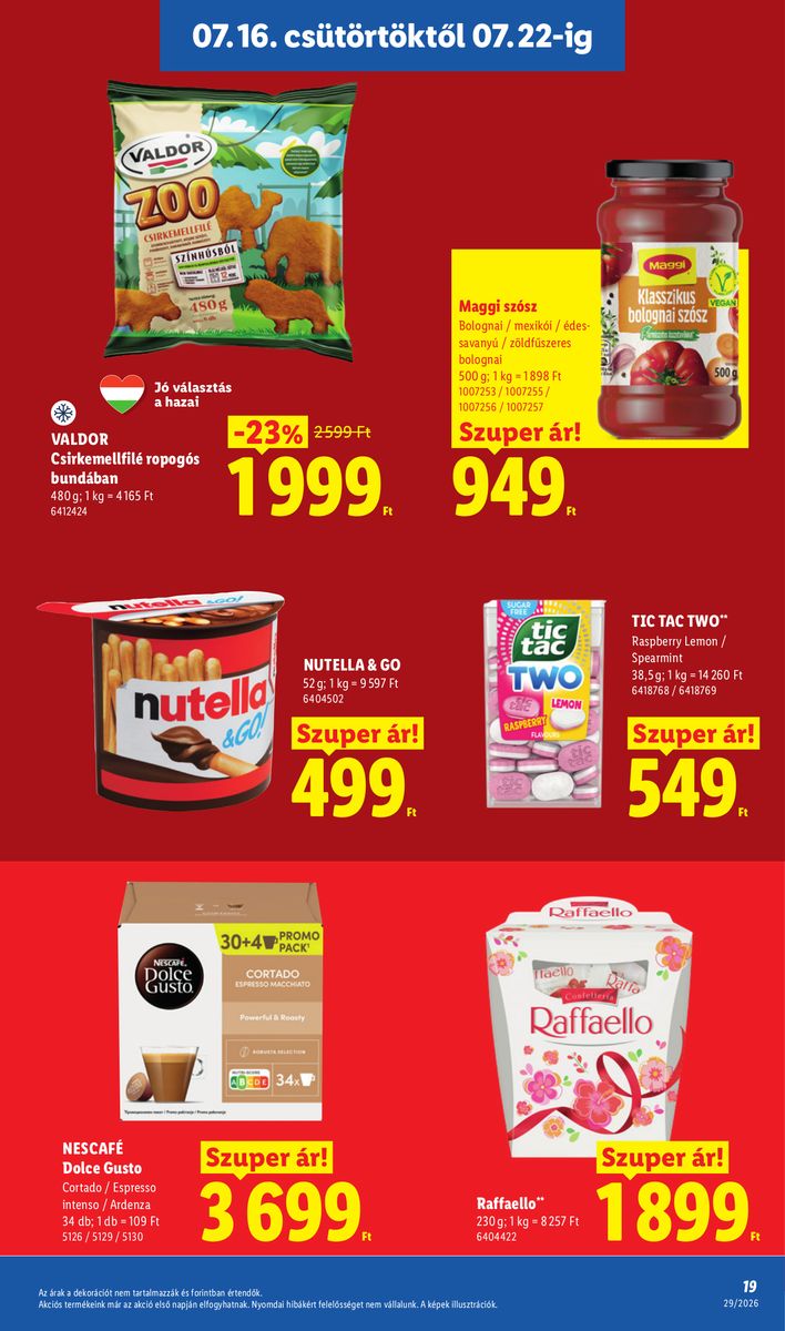 Lidl catalog page 19 — 2026-07-13 to 2026-07-18