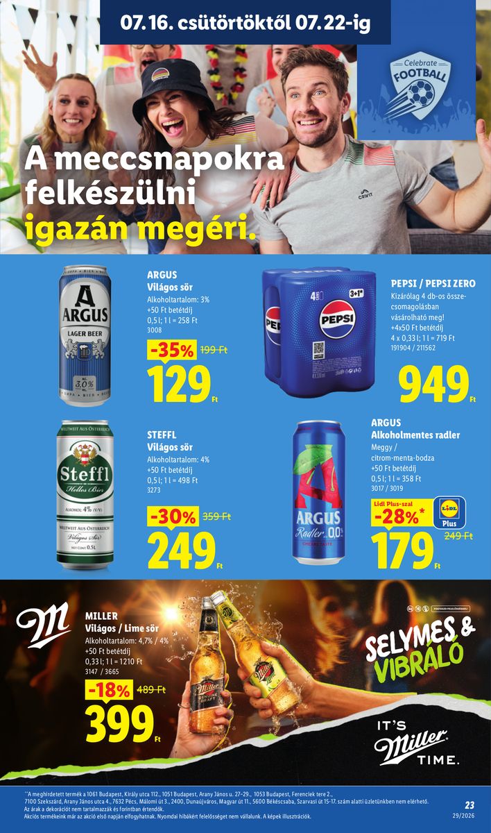 Lidl catalog page 23 — 2026-07-13 to 2026-07-18