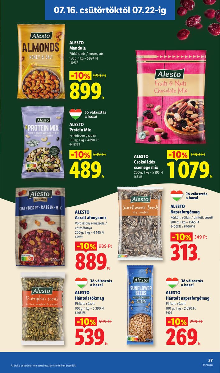 Lidl catalog page 27 — 2026-07-13 to 2026-07-18