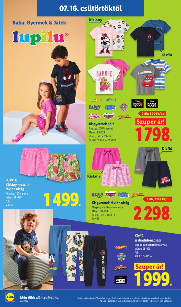Lidl catalog page 44 — 2026-07-13 to 2026-07-18