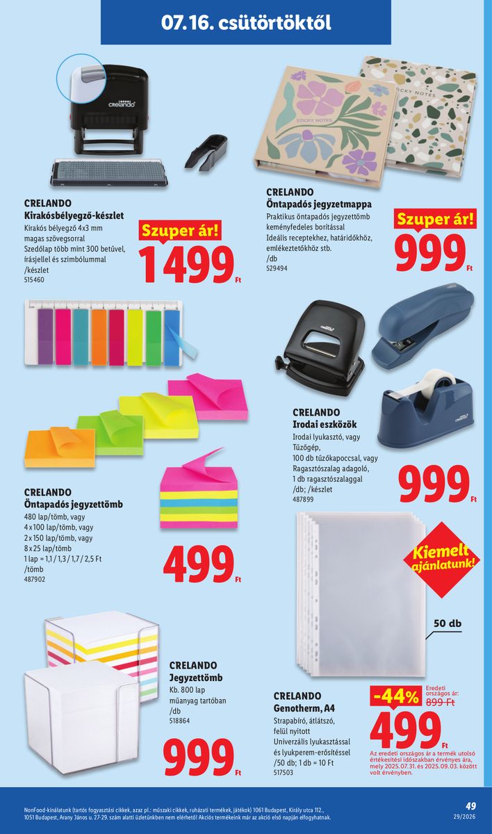 Lidl catalog page 49 — 2026-07-13 to 2026-07-18