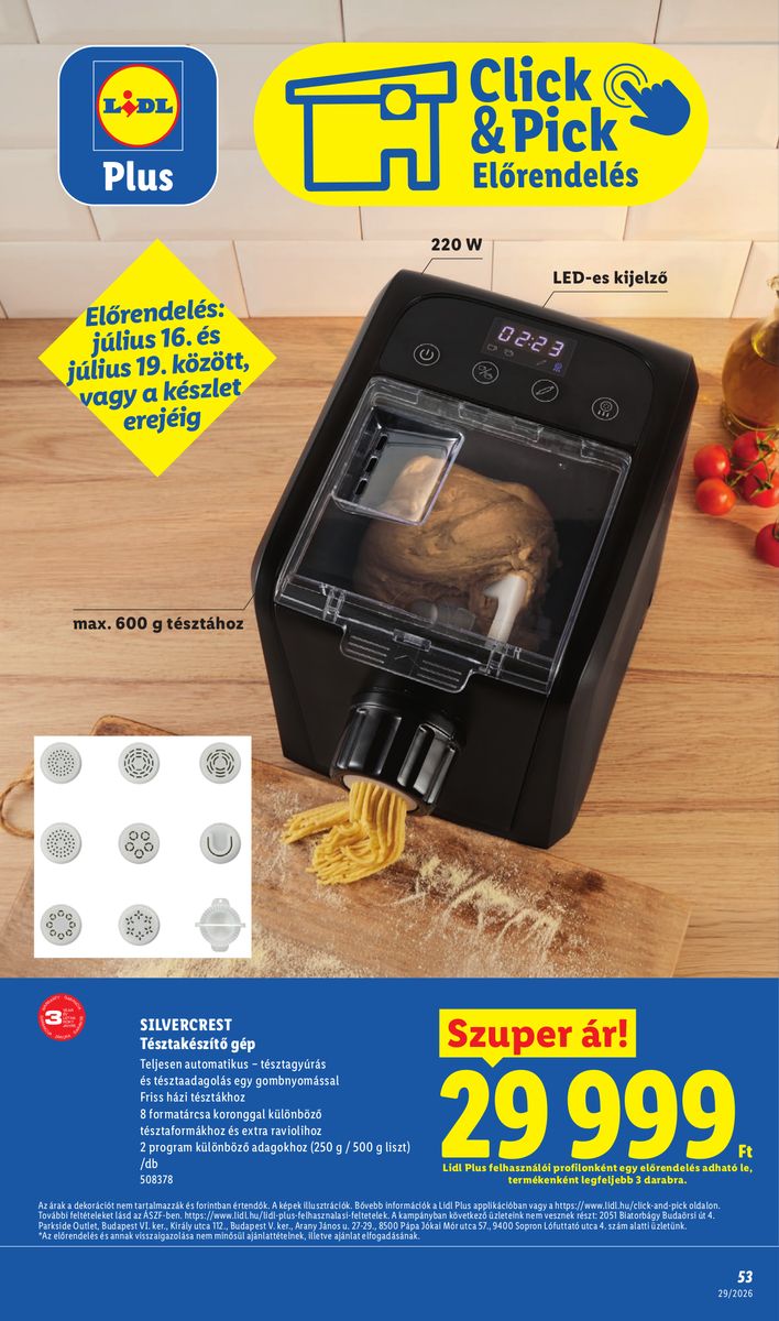 Lidl catalog page 53 — 2026-07-13 to 2026-07-18
