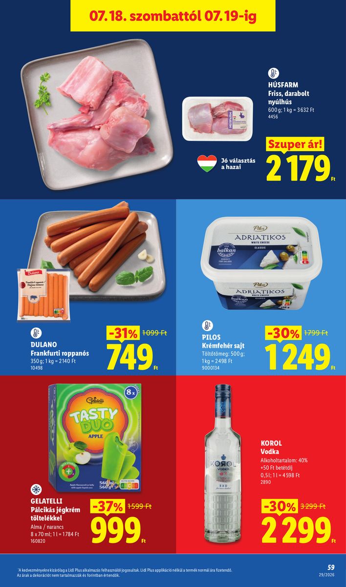 Lidl catalog page 59 — 2026-07-13 to 2026-07-18