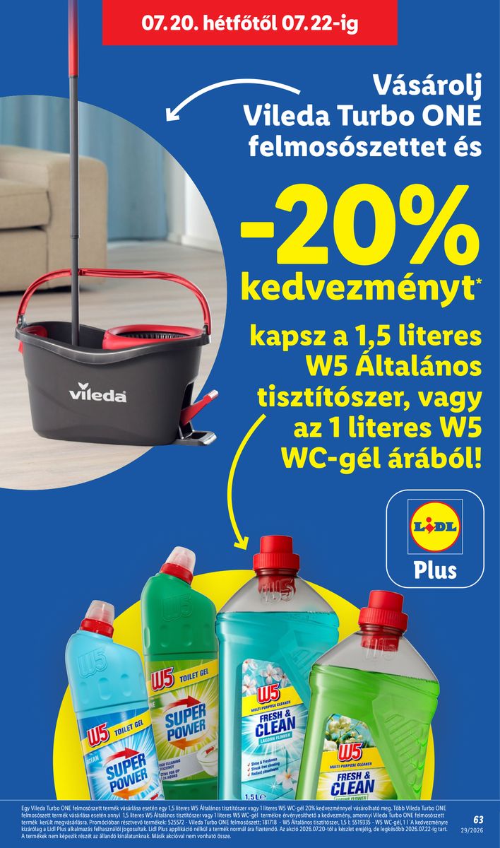 Lidl catalog page 63 — 2026-07-13 to 2026-07-18