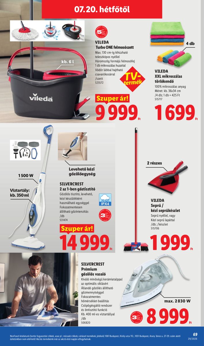 Lidl catalog page 69 — 2026-07-13 to 2026-07-18