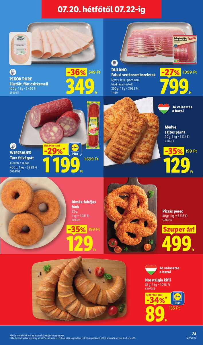 Lidl catalog page 75 — 2026-07-13 to 2026-07-18