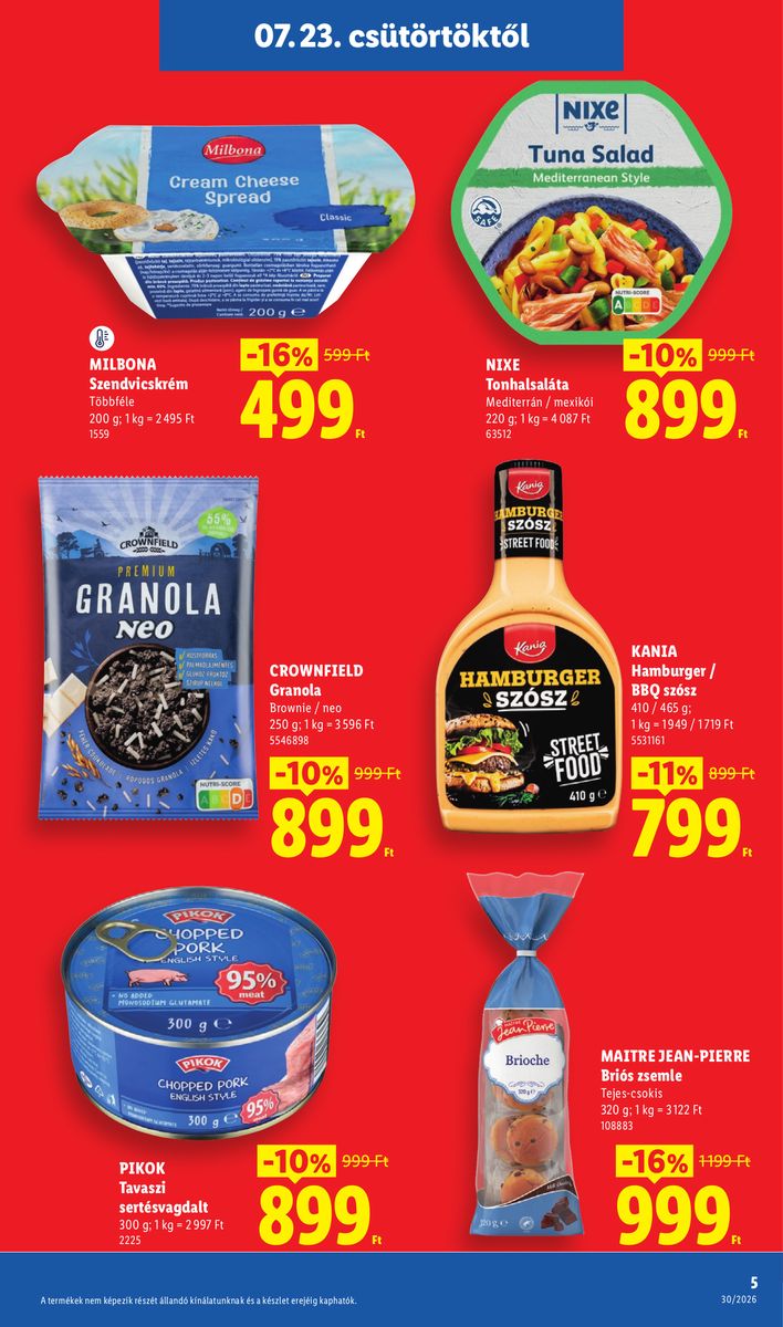 Lidl catalog page 5 — 2026-07-20 to 2026-07-25