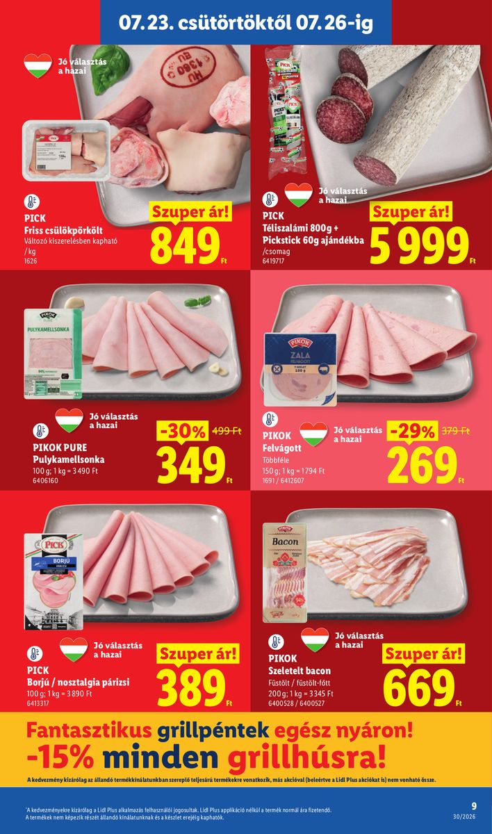 Lidl catalog page 9 — 2026-07-20 to 2026-07-25