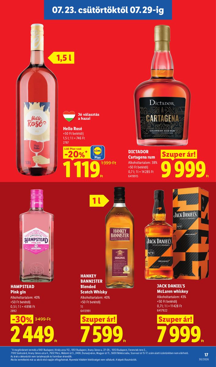 Lidl catalog page 17 — 2026-07-20 to 2026-07-25