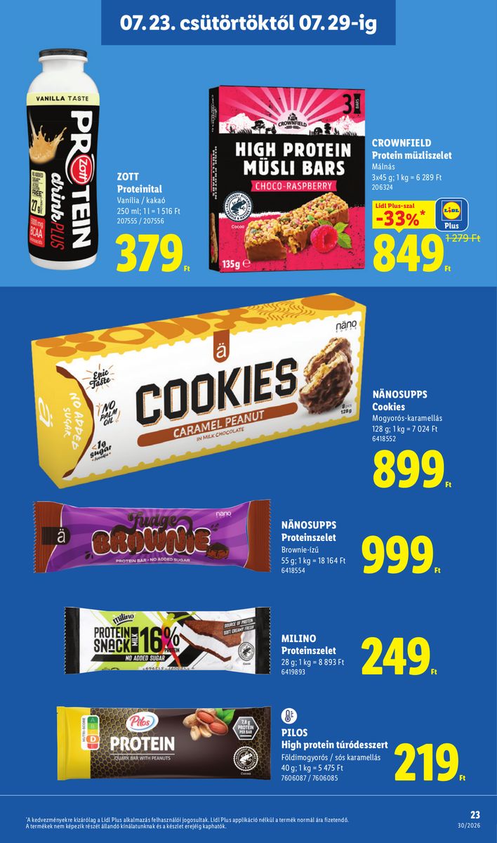 Lidl catalog page 23 — 2026-07-20 to 2026-07-25