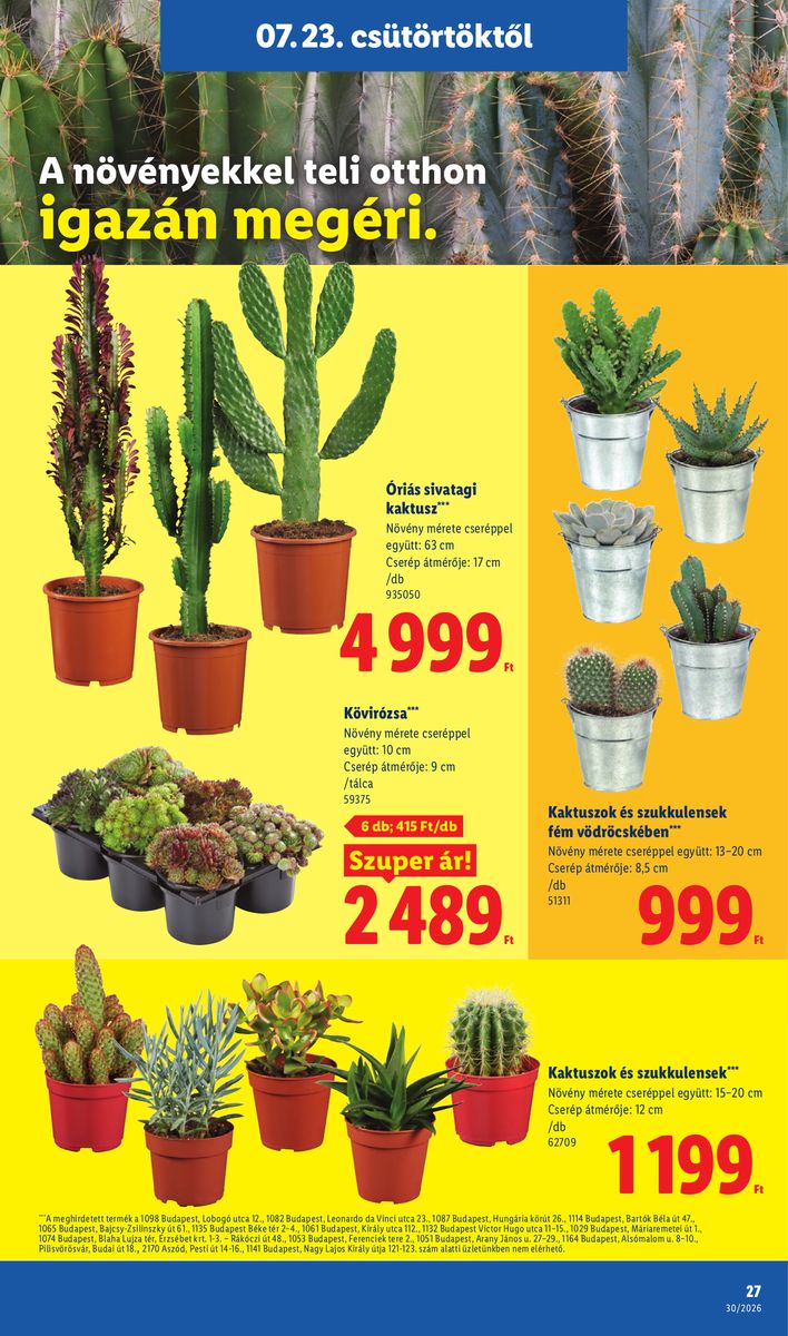 Lidl catalog page 27 — 2026-07-20 to 2026-07-25