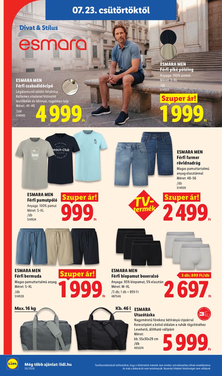 Lidl catalog page 30 — 2026-07-20 to 2026-07-25