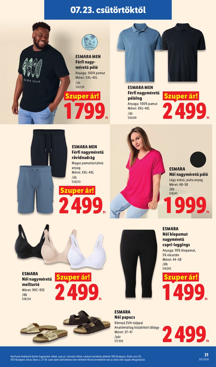 Lidl catalog page 31 — 2026-07-20 to 2026-07-25