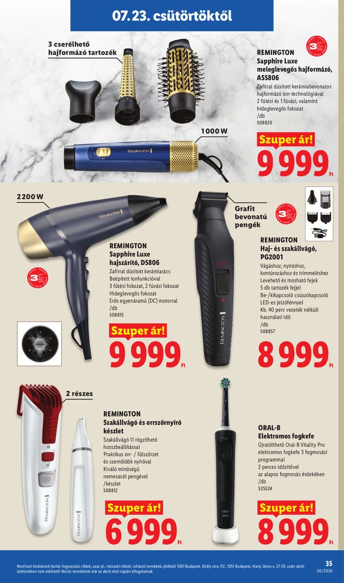 Lidl catalog page 35 — 2026-07-20 to 2026-07-25