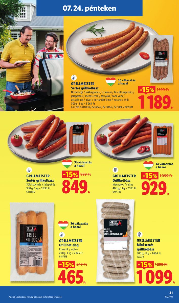 Lidl catalog page 41 — 2026-07-20 to 2026-07-25