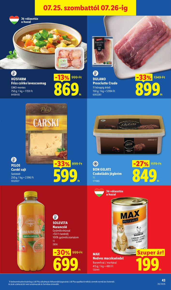 Lidl catalog page 43 — 2026-07-20 to 2026-07-25