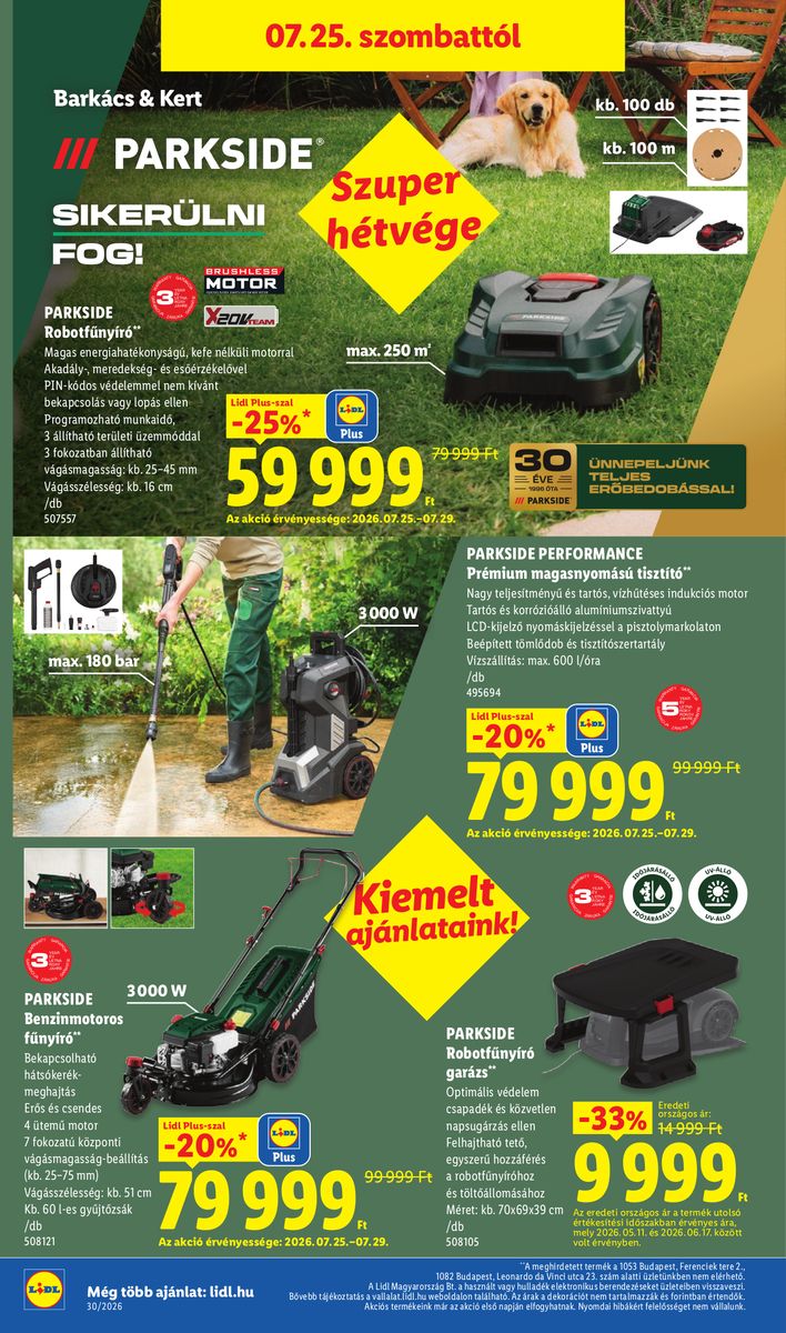 Lidl catalog page 44 — 2026-07-20 to 2026-07-25