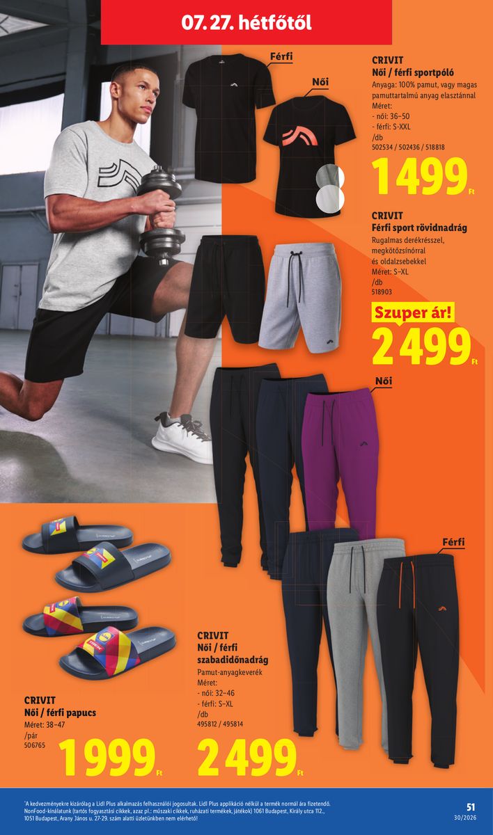 Lidl catalog page 51 — 2026-07-20 to 2026-07-25