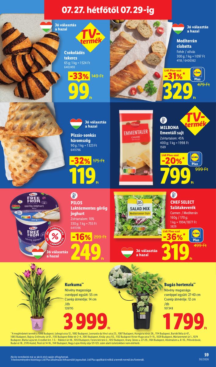 Lidl catalog page 59 — 2026-07-20 to 2026-07-25