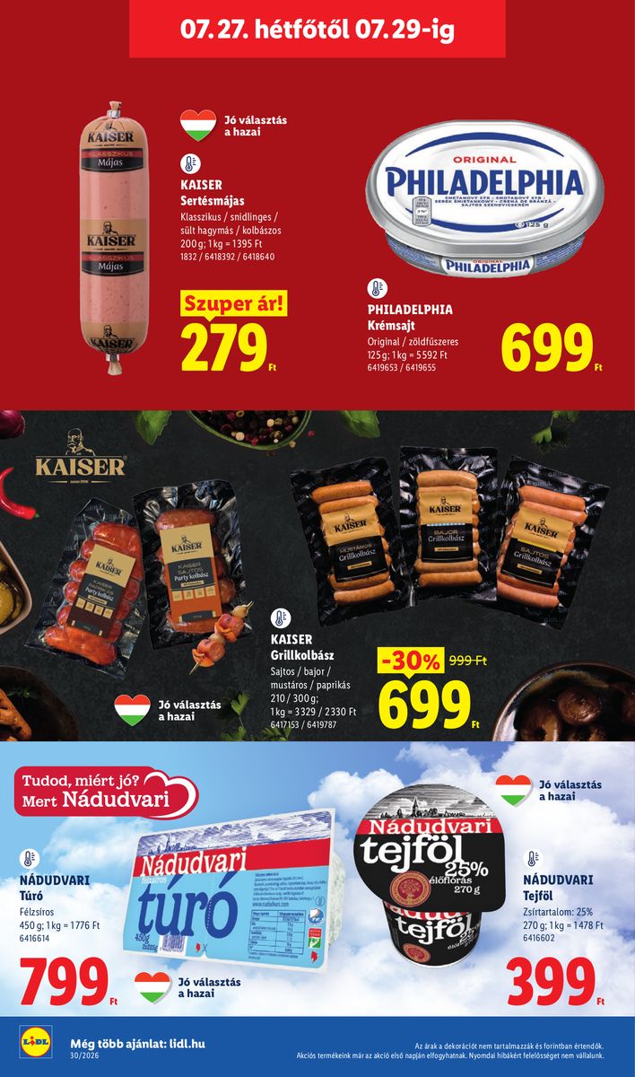 Lidl catalog page 62 — 2026-07-20 to 2026-07-25