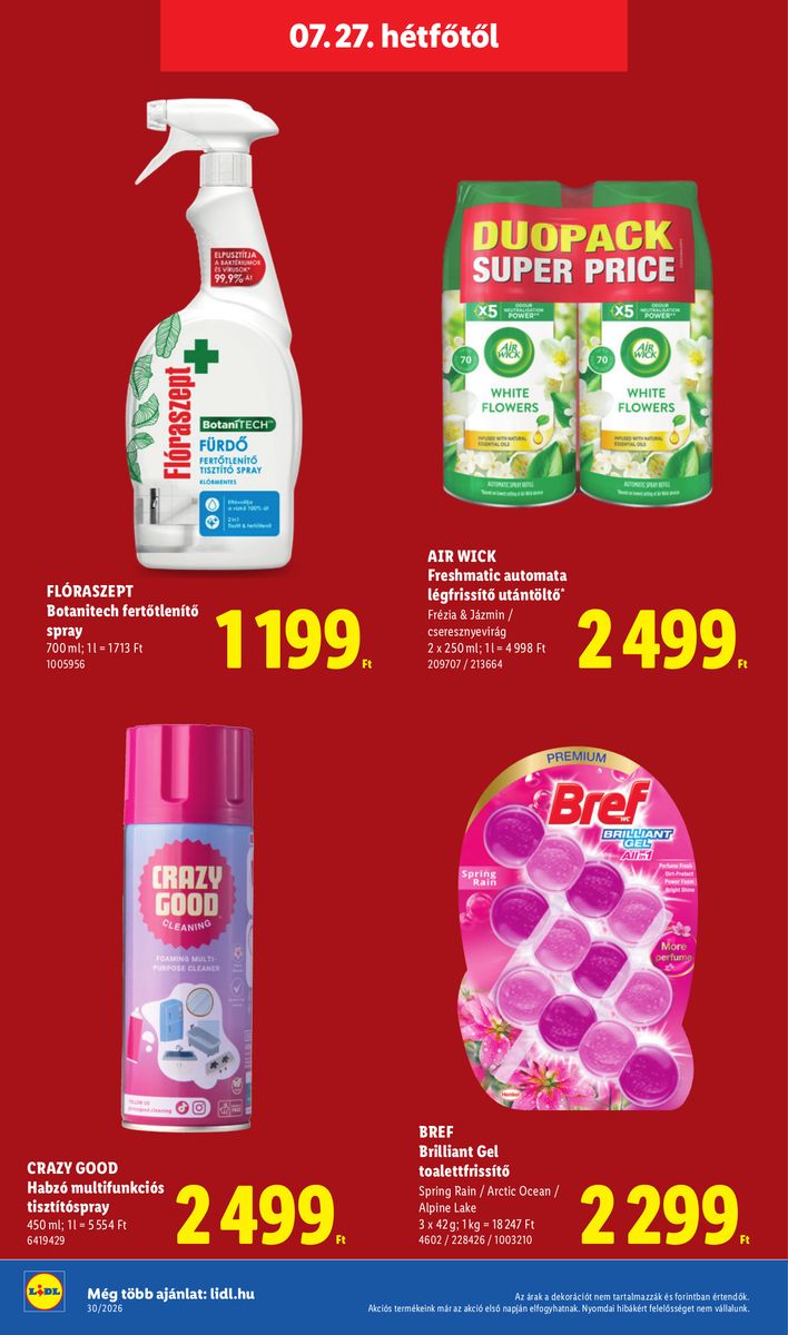 Lidl catalog page 70 — 2026-07-20 to 2026-07-25