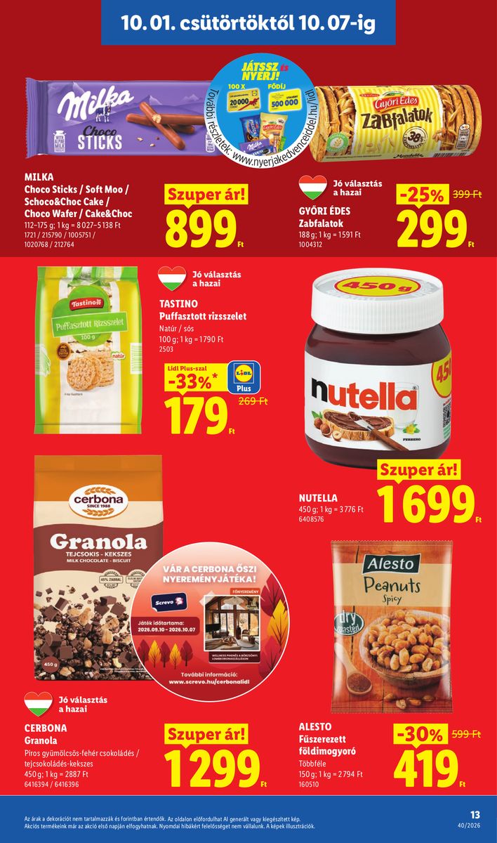 Lidl catalog page 13 — 2026-09-28 to 2026-10-03