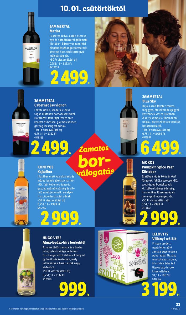 Lidl catalog page 33 — 2026-09-28 to 2026-10-03