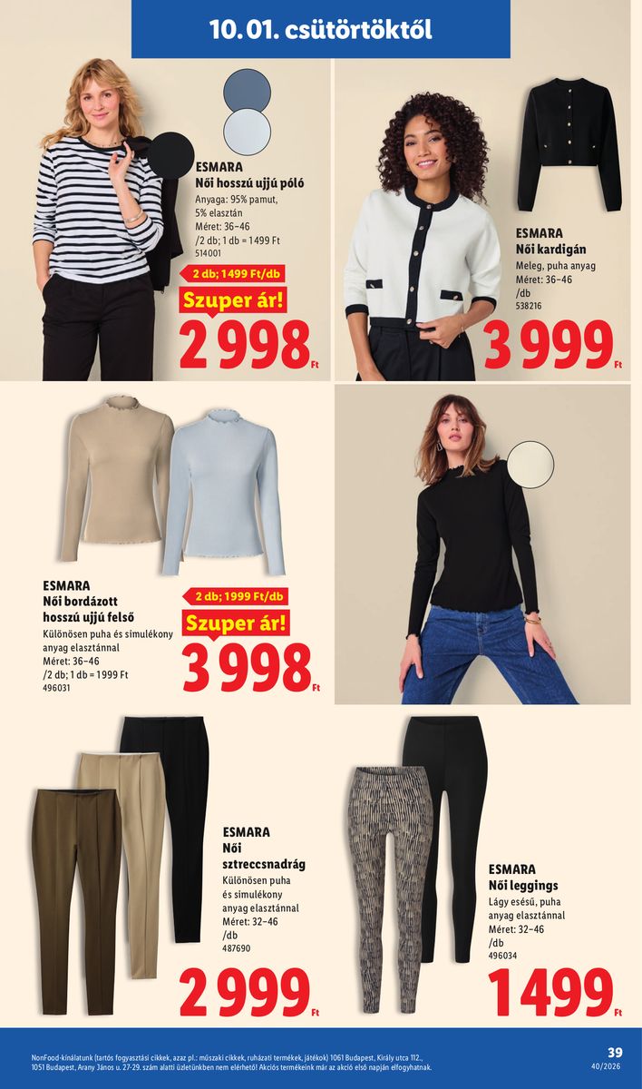 Lidl catalog page 39 — 2026-09-28 to 2026-10-03