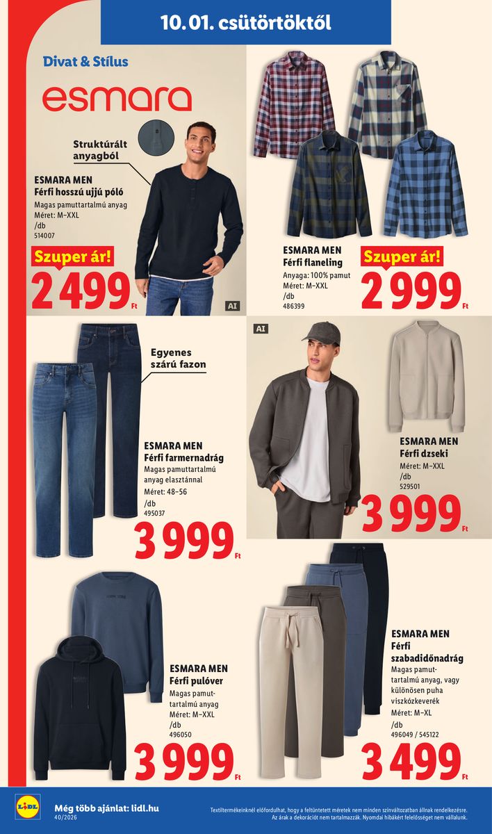 Lidl catalog page 40 — 2026-09-28 to 2026-10-03