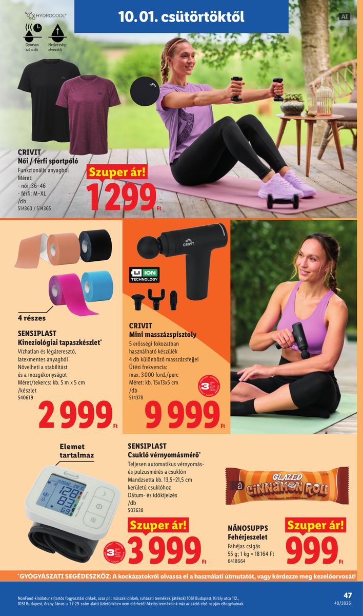 Lidl catalog page 47 — 2026-09-28 to 2026-10-03