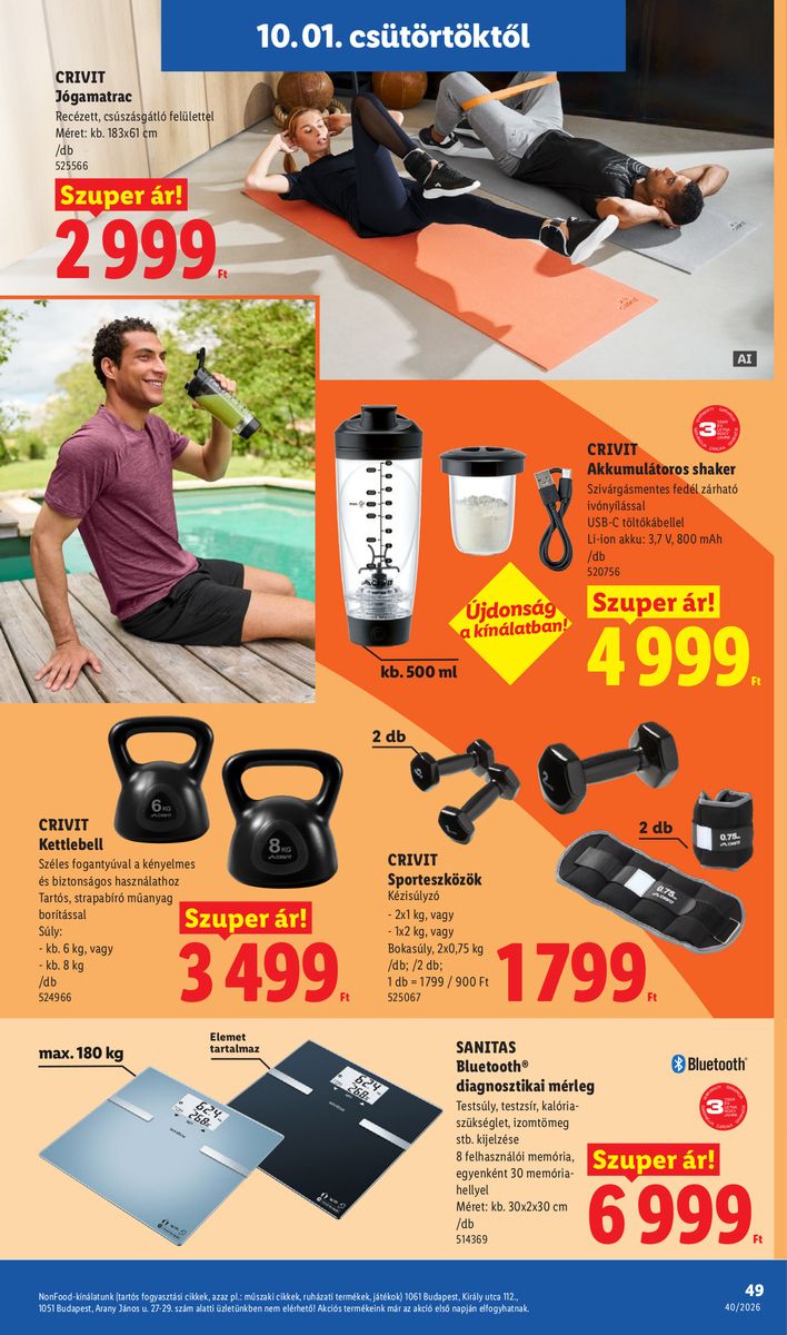 Lidl catalog page 49 — 2026-09-28 to 2026-10-03