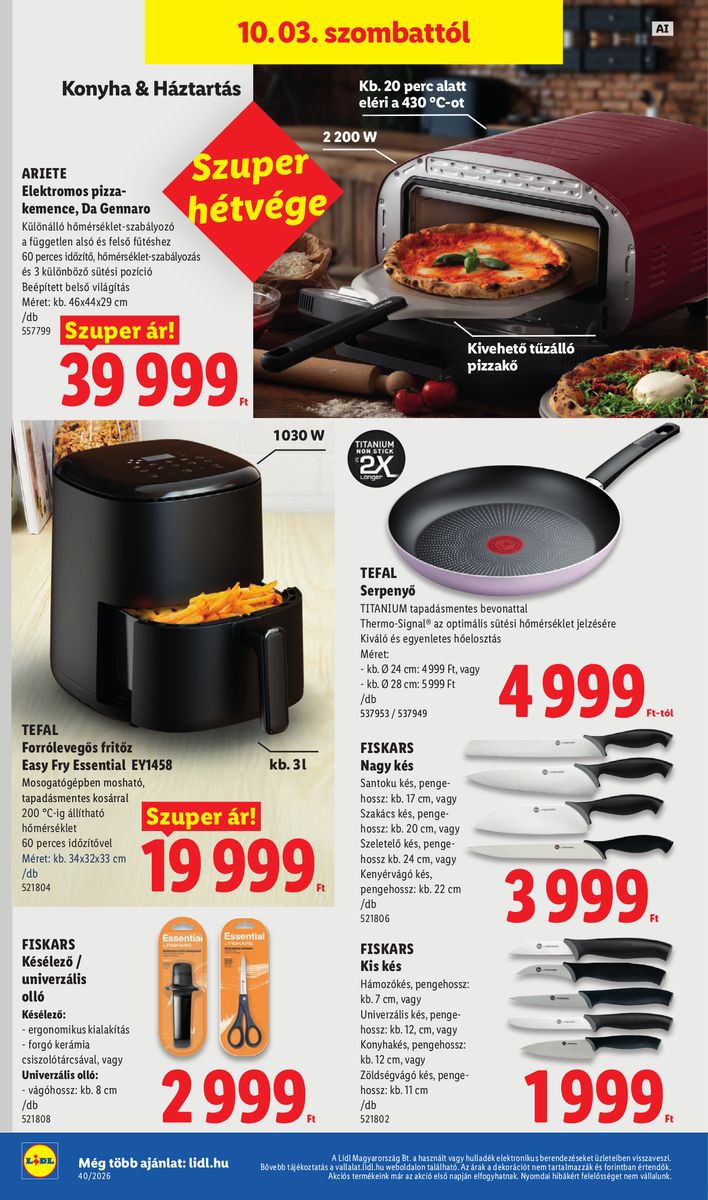 Lidl catalog page 54 — 2026-09-28 to 2026-10-03