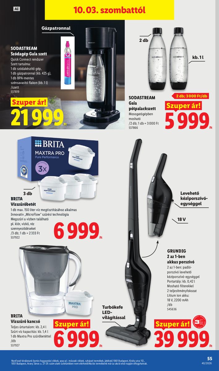 Lidl catalog page 55 — 2026-09-28 to 2026-10-03