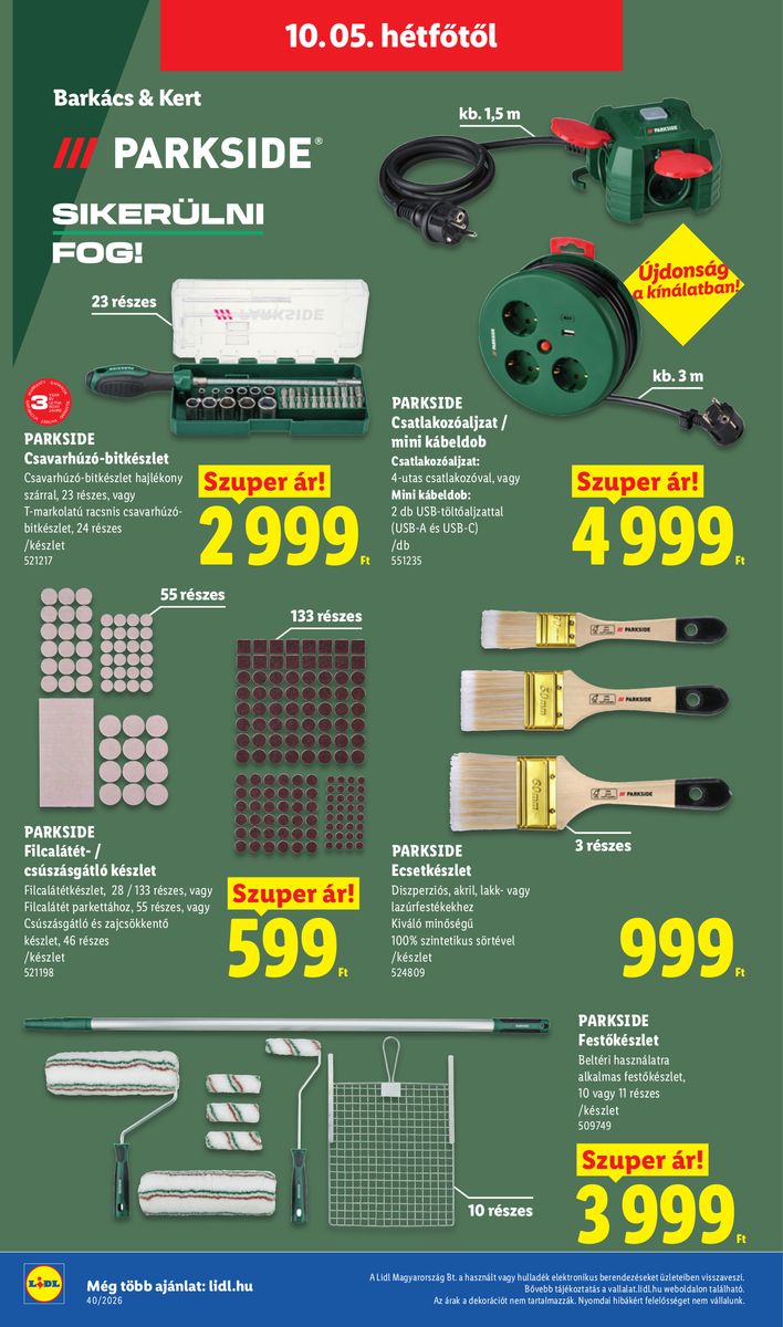 Lidl catalog page 62 — 2026-09-28 to 2026-10-03