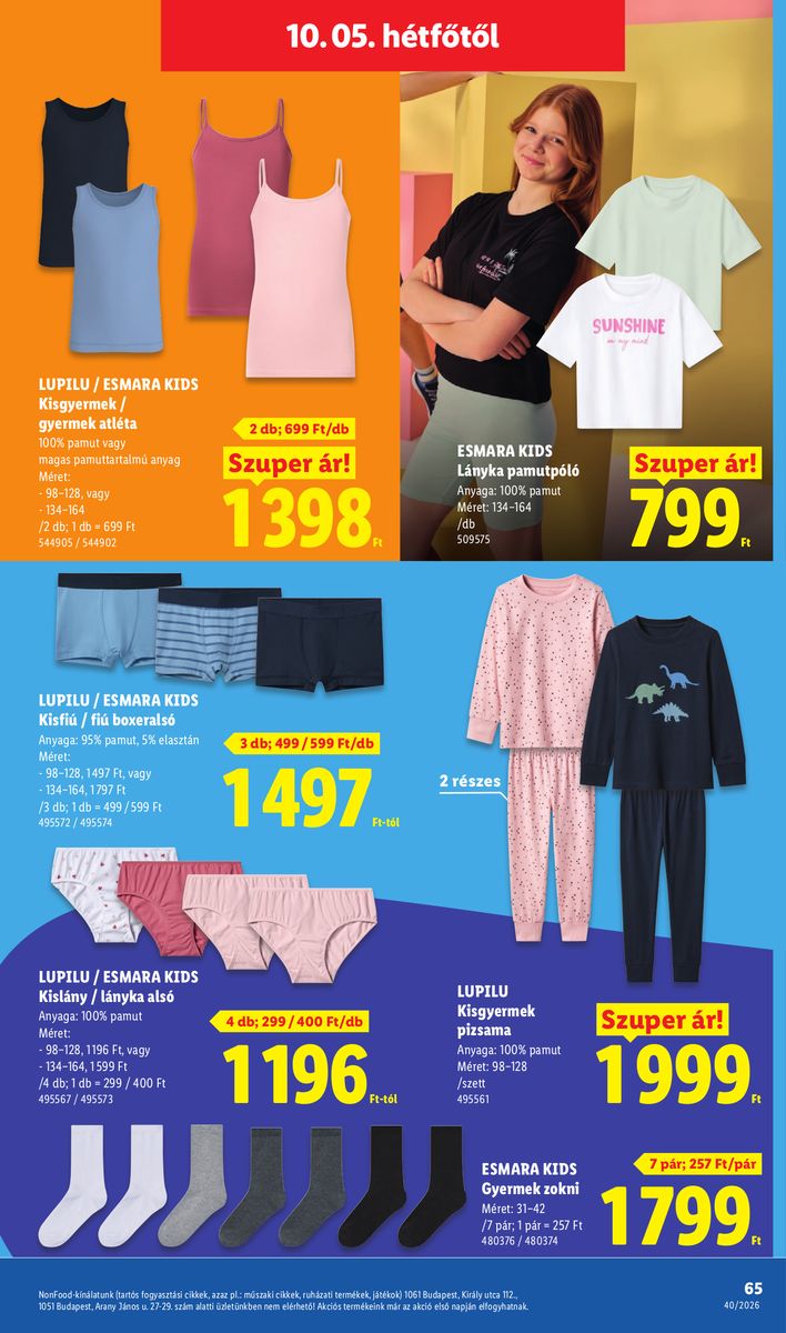 Lidl catalog page 65 — 2026-09-28 to 2026-10-03