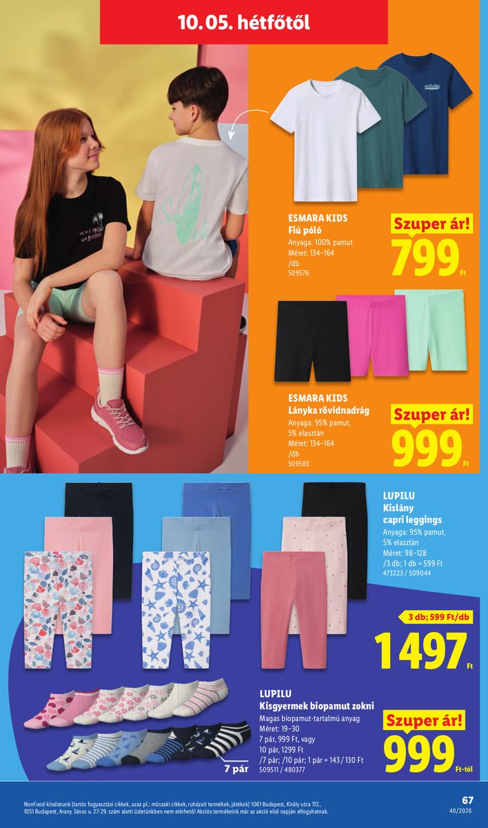 Lidl catalog page 67 — 2026-09-28 to 2026-10-03