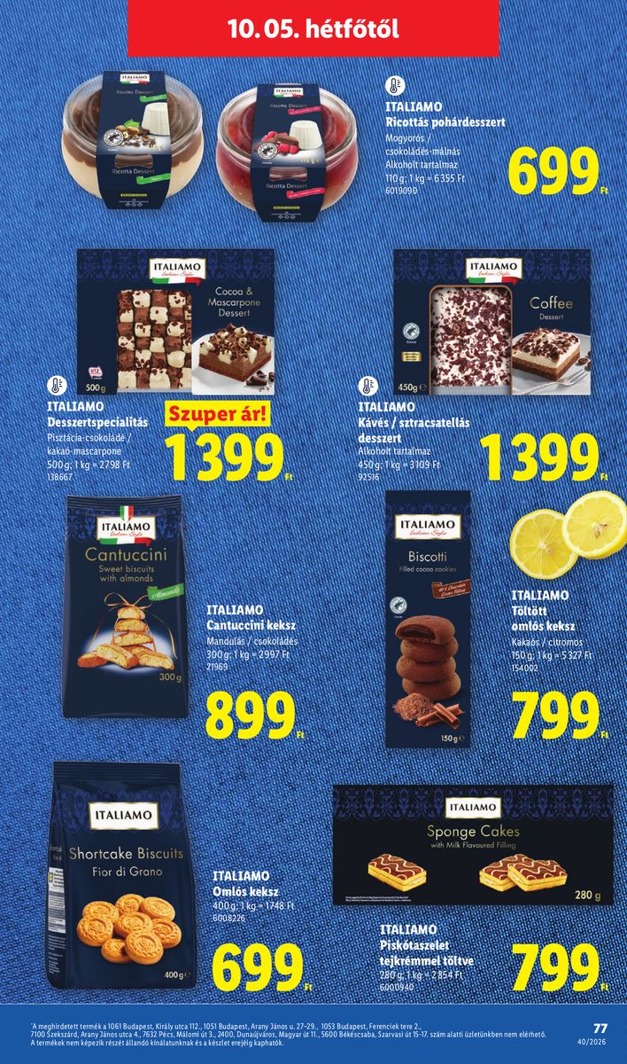 Lidl catalog page 77 — 2026-09-28 to 2026-10-03