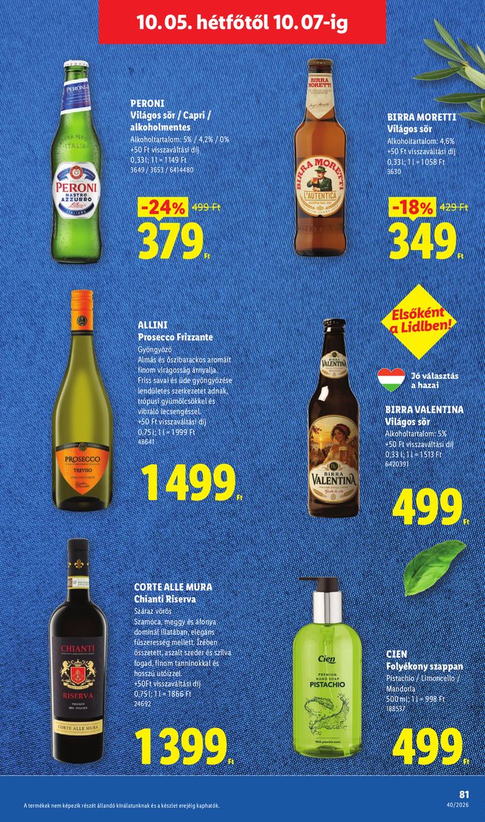 Lidl catalog page 81 — 2026-09-28 to 2026-10-03