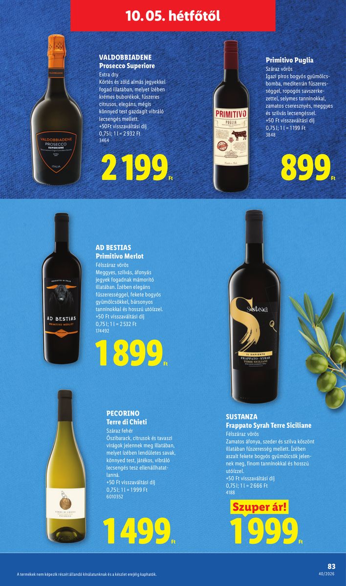 Lidl catalog page 83 — 2026-09-28 to 2026-10-03