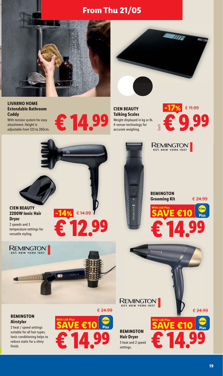 Lidl catalog page 19 — 2026-05-21 to 2026-05-27