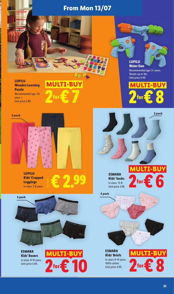 Lidl catalog page 31 — 2026-07-09 to 2026-07-15