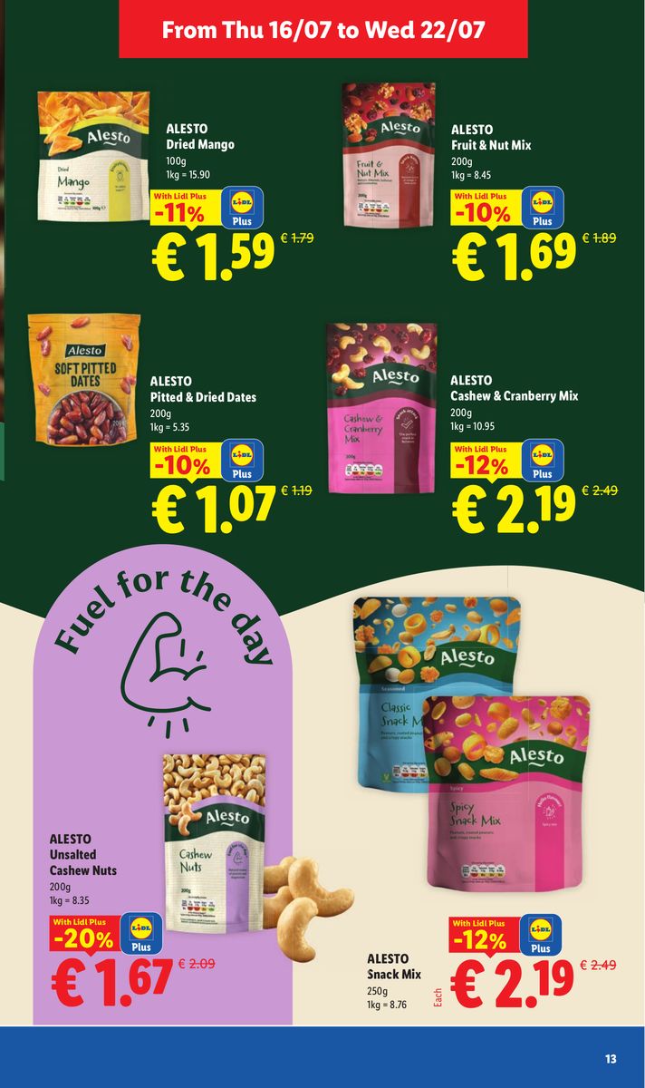 Lidl catalog page 13 — 2026-07-16 to 2026-07-22