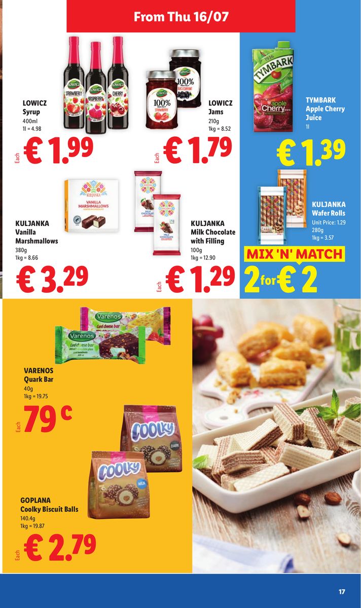 Lidl catalog page 17 — 2026-07-16 to 2026-07-22