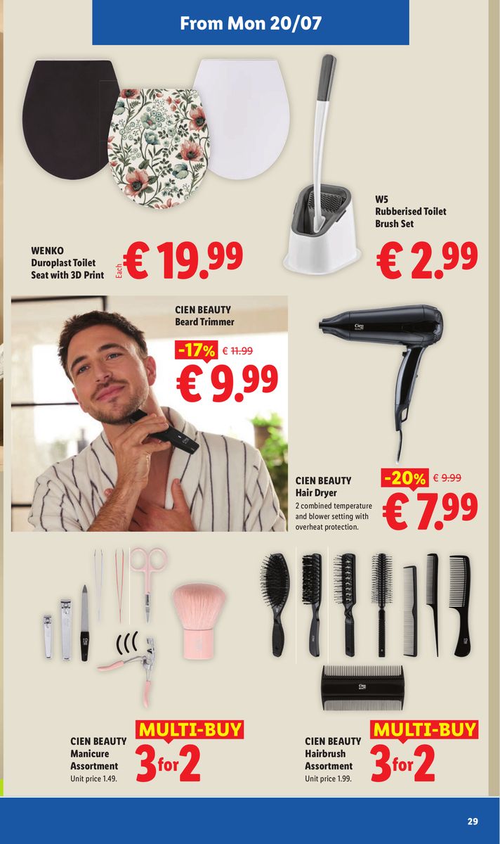 Lidl catalog page 29 — 2026-07-16 to 2026-07-22