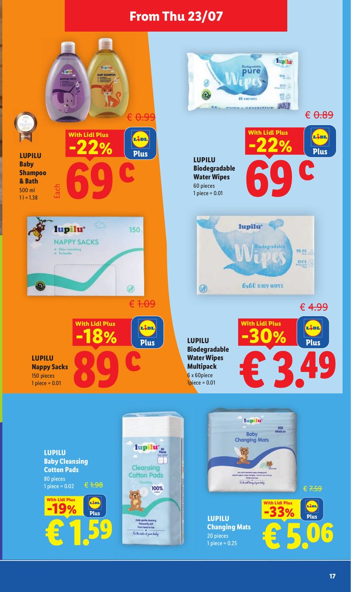 Lidl catalog page 17 — 2026-07-23 to 2026-07-29