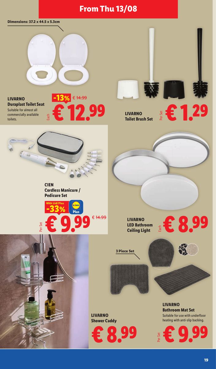 Lidl catalog page 19 — 2026-08-13 to 2026-08-19