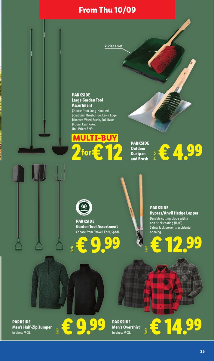 Lidl catalog page 25 — 2026-09-10 to 2026-09-16