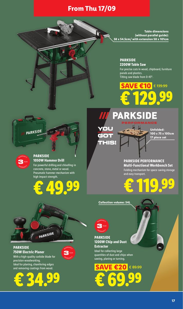 Lidl catalog page 17 — 2026-09-17 to 2026-09-23