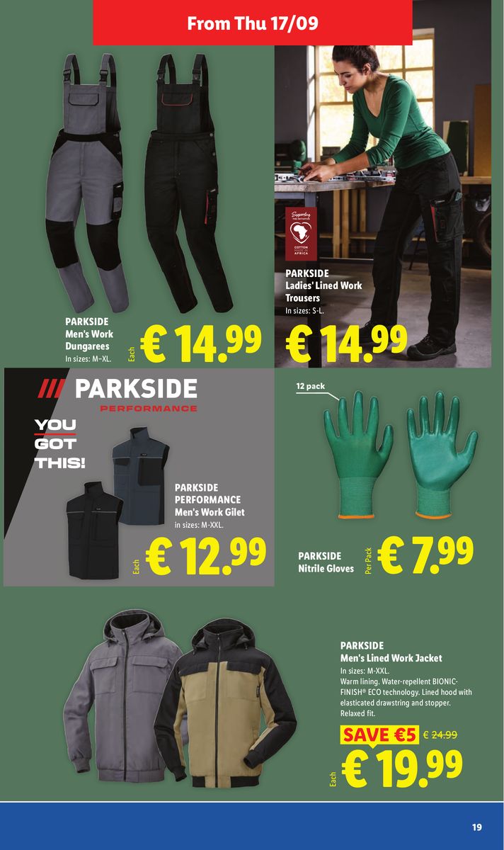 Lidl catalog page 19 — 2026-09-17 to 2026-09-23